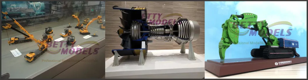 Airplane Engine Scale Model with Colour by 3D Printing